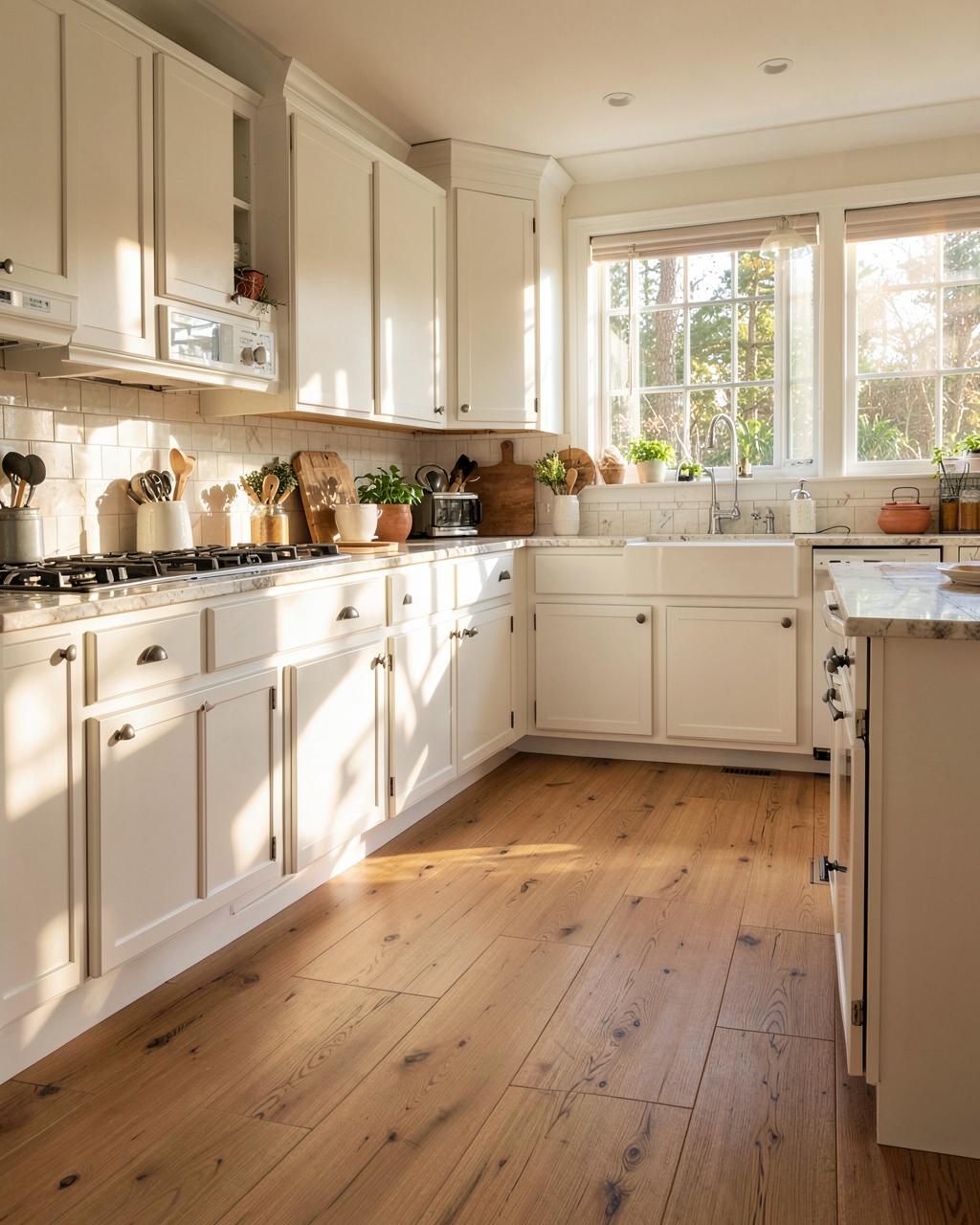 RevWood Plus flooring in a room setting